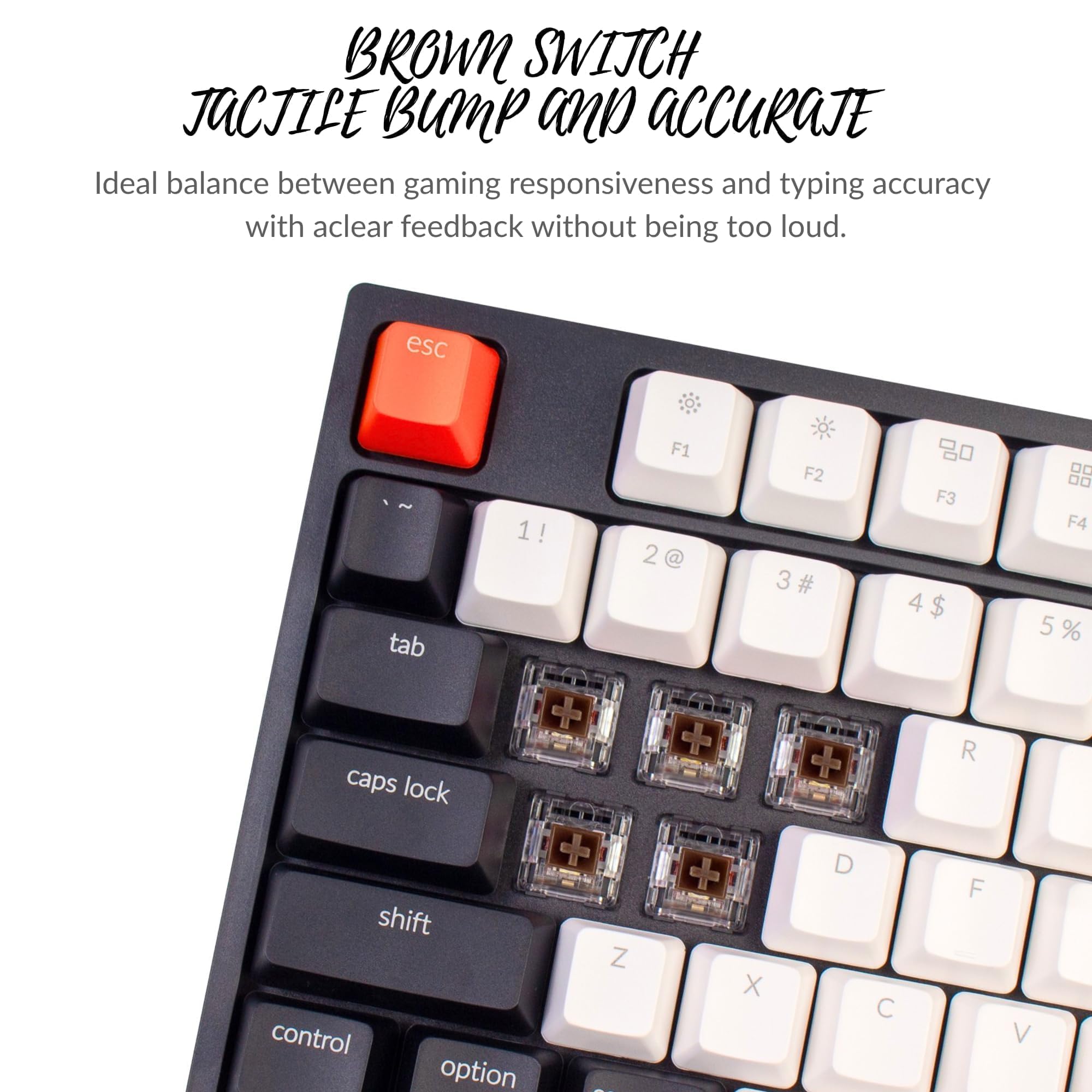 Amazon.co.jp: Keychron C1 TKL メカニカルゲーミングキーボード